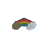 Rainbow LGBT, Thank You NHS Pin Badge - “Storms Don’t Last Forever”