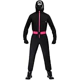 Rubies Official Squid Game Supervisor Deluxe Adult Costume, Adult Fancy Dress, Size Medium