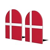 Danish Flag Modern Organizers For Bookshelf, Coffee Table, Nightstand, Home Office, Bookcase, Magazines, Shelves