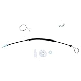 ESC Auto Parts EWR791 Power Window Regulator Repair Set Rear Right Compatible with VW New Beetle 1Y7 2-Door Cabriolet Convertible CC 2003-2010 1Y0898292