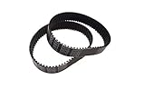 Pair of 2 Replacement Drive Belts (Long belt and Shorter belt) for Gtech HT20 Cordless Hedge Trimmer - Bando