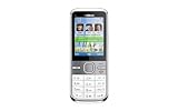 Nokia C5-00.2 Mobile Phone, Quad Band, 5 MP Camera, Bluetooth, White