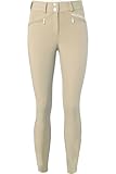 Mountain Horse Womens Diana Breeches - Sand - Breathable - High waist breeches with fullseat silicone grip