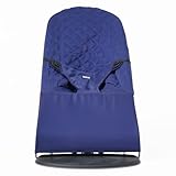 Cover Belltop compatible with Babyjörn bouncer: Balance, Soft & Bliss. Baby's seat for baby bouncer. Cover hammock: ergonomic fit. Hypoallergenic poly cotton. Fabric seat bouncer - Blue