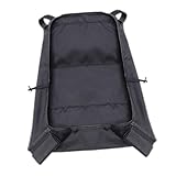 MagiDeal Baby Stroller Bottom Basket Baby Stroller Bottom Storage Bag Pram Organiser Bag Shopping Storage Case Portable Pram Basket Organizer Bag for Camping Outdoor Shopping, Black