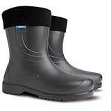 Agritrade AK Ladies Thermal Rain Boots Womens Lightweight EVA Durable Wellies Wellingtons LAURA -30C Sole Removable, Insulated (5 UK, Black, numeric_5)
