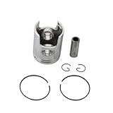 WUTBHGQXWIP 50cc 70cc 40mm 47mm Piston Kit Compatible With Piaggio 50 Nrg Extreme Rst Mc2 Zip Sp 50cc 2-Stroke Scooter Engine(50cc 40mm)