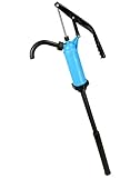 QWORK® Oil Drum Pump Lever Handpump, Telescopic Extractor for Oil, Diesel, Kerosene, Lubricating Oil, Water (150ml/Pump)