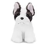 Zappi Co Christophe the French Bulldog Plush Toy Frenchie (22cm) Frenchie Chum – Soft Cuddly Recycled – Dapper Doggy Friend (White)