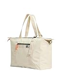 ANTLER - Essential Weekender Bag, Lightweight Holdall with Laptop Sleeve, Adjustable Straps, for Travel, Work, Gym, Beach - Cream Stone