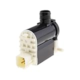 ECSiNG Vehicle Windshield Washer Pump 98510-2L100 3-Pin Connector Twin Outlet Compatible with Hyundai Santa Fe Coupe Accent Kia Cee'D Soul Replacement Part
