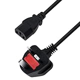 Xzrucst UK AC Power Cord Cable Compatible with Pioneer DJ DJM-850-W DJM-850-K DJM-850-S Professional Mixer