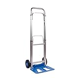 Neo Heavy Duty Aluminium Folding Sack Trolley Hand Truck Barrow Transport Wheels Extendable Handle (100 kg))