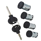 Honseadek Car Door Lock Set for Fiat Scudo Dispatch 1995-2006 - Replacement Door Lock Mechanism with Plastic+ Construction, Direct Fit (Part No: 9170.ay 4162.pa)