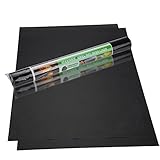 AFAXINRIE Oven Liner for Fan Assisted Ovens, Baking Mat, 29.5cm * 42cm, Set of 2, Easy to Clean, Reusable, Convenient Baking, Protect Bottom of Oven