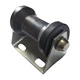 Boat Trailer Bracket – Galvanized Keel Roller Assembly | Stationary V Support Kit | Heavy Duty Marine Hardware | Durablle Hull Guide Wheel | Boating Accessory for Loading Dock Ramp Use