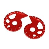 Motorcycle Aluminum Chain Adjuster Regulator For YAMAHA XTZ 600 WR 250Z DT 125R 125RE TTR TW XT 225 E 250 R 200 600E(Red)