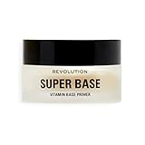 Makeup Revolution, Super Base Vitamin Balm, Hydrating Face Primer, Preps & Plumps Skin, Translucent Formula, Contains Vitamins, 25 ml