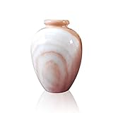 CBAM Table Vase Vaso da Tavolo in Onice Natural Onyx Home Decor Classic Art Made in Italy H.8cm