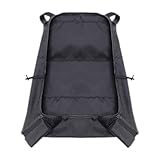 Folpus Stroller Shopping Basket, Portable Pram under Storage Basket for Outdoor, Shopping, Travel, Black