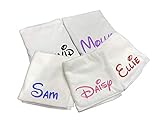 MakeThisMine Personalised Family Pack of Towels with Name of Your Choice Available in Disney Font Any Colour Print For Children Adults Lovedones Holidays(2 Adult Towels,1 Children's Towel)