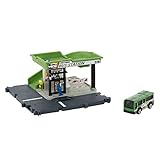 Matchbox HDL08 Action Driver Bus Station Playset, Vehicle & Movable Figures, Can be Combined with Other Sets, Toy Gift for Children from 3 Years