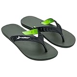Rider Men's Street Duo Thong Ad Flip-Flop, Black, 10.5/11.5 UK