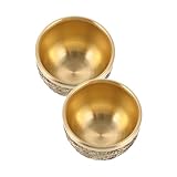 ULTECHNOVO 2pcs Dragon and Antique Cup China Ornate Tea Cups Bronze Tea Cuos Kung Fu China Retro Mugs Ancient Style Drinking Mug Copper