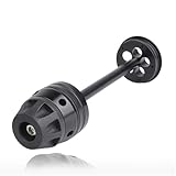 Motorcycle Rear Wheel Axle Fork Crash Protector Slider For BMW R1200GS R1250GS Adv LC 2023 K1200GT/RT/R R nine T K1300 GT/R (Black)