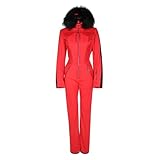 Dare 2b Womens/Ladies Julien Macdonald Supermacy Snowsuit (16 US) (Volcanic Red), Volcanic Red, 16 US