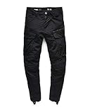 G-Star Men's Rovic Zip 3D Regular Tapered Pants, Multicolour (dk black D02190-5126-6484), 32W / 32L