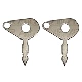 2 Ignition Switch Key Metal Replacement for David Brown Case IH International Tractor Lucas