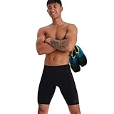 Speedo Men's Endurance + Jammer Swimming Trunks | Chlorine Resistance | Comfort Fit | Swim Training | Fitness, Black, 30