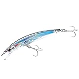 Yo-Zuri Crystal 3D Minnow Floating Lure, Silver Black, 4-3/8-Inch