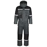 Fort - Orwell Coverall - Green - Large - Waterproof - Comfortable & Durable - Hardwearing Fabric - Adjustable Hem - Feature Large Pockets - Adult Rain Suit - Ideal for Work