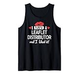 I Kissed a Leaflet Distributor Design Married Dating Annive Tank Top