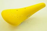 PCM KASHIMAX MX STYLE SEAT OLD SCHOOL BMX SADDLE IDEAL ALL 80’s BMX YELLOW