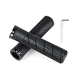 ZCYLPT Bike Handlebar Grips,Professional Mountain Bicycle Grips with Aluminum Lock Non-Slip Rubber Handle Grip for Bicycle MTB Cycling (047)