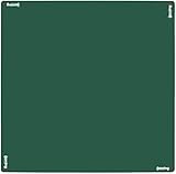 The Gaming Mat Company 84cm x 84cm Black Premium Table Mat – Poker, Bridge, Dominoes, Mahjong, Card Game Playmat – Square Gaming Table Cover, Topper & Mat for Card Games