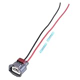 Parking Brake Connector Plug Wiring Harness 440013546R for Renault Megane Scenic Espace Replaces 440118013R 440004177R 440006079R TRW38 Rep Set Cable Loom Brake Caliper Parking Brake Plug Connector