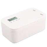 Timed Lockable Storage Box Small Safe Timed Medicine Storage Box Phone Lock Case Fridge Snack Locking Container Unplug from Phones,Video Games,Social Media,Snacks&Cravings(Beige)