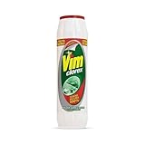VIM Clorex Scouring Powder 750g x 1 | Classic Cleaner with Bleach for Cookware, Utensils, Sinks, Toilets & Stainless Steel | Extra Whitening Power | Removes Grease, Grime & Bacteria
