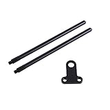 Fishing Snag Bars Ears Black,Snag Bars Ears Bite Alarm Carp Fishing Black Aluminium Alloy Snag Bar Ears Windproof Fishing Rod Connector Replacement for Bite Alarm Carp Fishing Tackle
