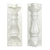 Balcony Concrete Mold, Roman Column Railing Concrete Plaster Cement Casting Mould Balustrades Mold for Home and Garden Decoration (Style 1)