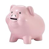 PIG WORLD Piggy Bank for Adults Smash to Open, Ceramic,Girls Boys Money Box Coin Jar,Pink Mini Safe for Kids,Savings Bank for Adults,alcancias de Dinero para adultos niños,Money Saver,Dinosaur