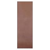 GORGECRAFT Genuine Leather Sheets Leather Squares for Crafting 30x10cm Crazy Horse Leather Fabric Precut Strips 2mm Thick Cowhide Leather Squares Tanned Cattle Hide for DIY Jewelry Making, Dark Brown