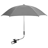 For Your Little One Baby Parasol Compatible with Bebecar Stylo Grey