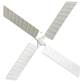 Replacement Sails for Garden Windmill. Ref: GIANT with WHITE centre. Genuine Windmill-Blades/Fling Promotions. Only replace your sails with same colour centre either WHITE or RED - see other listings.