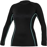 Bare Women's Ultrawarmth Base Layer Top, Black, Medium