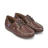 Quayside Women's Clipper 2 Boat Shoe, Chestnut, 7 UK